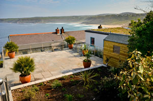The Patio at Pendrean Cottage
